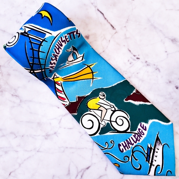 Pan Mass Challenge Tie - Picture 1 of 5